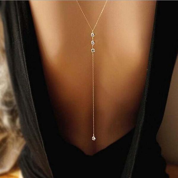 simple back pendant necklace jewelry charms long necklace women crystal collares chain necklaces & pendants, Silver
simple back pendant necklace jewelry charms long necklace women crystal collares chain necklaces & pendants, Silver