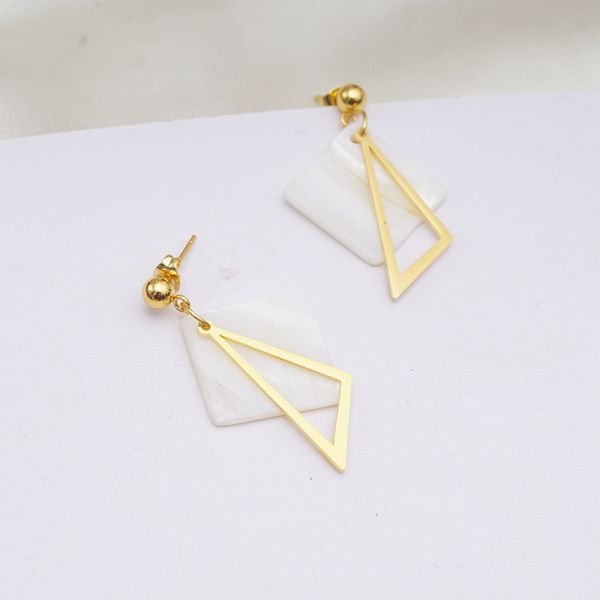 squar acrylic stainless steel triangle dangle earrings for women gold color oorbellen boucle d'oreille femme 2019 earings, Silver
squar acrylic stainless steel triangle dangle earrings for women gold color oorbellen boucle d'oreille femme 2019 earings, Silver