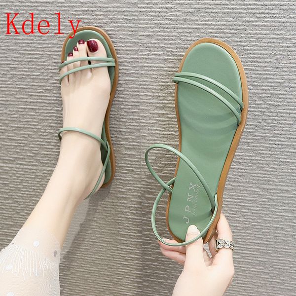 new women sandals 2020 new summer flat bottom open toe all-match roman solid color plus size female casual sandals, Black
new women sandals 2020 new summer flat bottom open toe all-match roman solid color plus size female casual sandals, Black