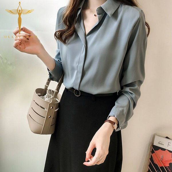 simple chiffon shirt college pretty style women's blouse white sweet casual long sleeve women khaki loose student shirt
simple chiffon shirt college pretty style women's blouse white sweet casual long sleeve women khaki loose student shirt