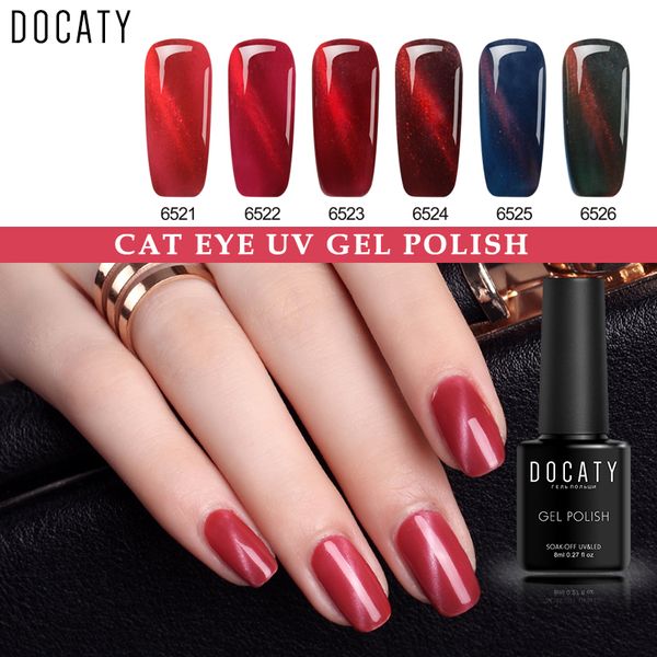 docaty gel nail polish cat eye soak for nail design manicure chameleon permanente gel polish glitter uv varnishes art, Red;pink
docaty gel nail polish cat eye soak for nail design manicure chameleon permanente gel polish glitter uv varnishes art, Red;pink