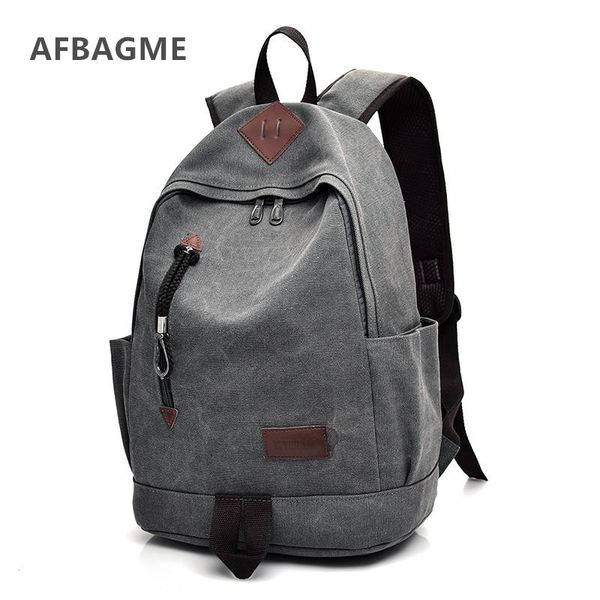 afbagme new men canvas backpacks large school bags for teenagers boys girls travel lapbackbag mochila rucksack grey
afbagme new men canvas backpacks large school bags for teenagers boys girls travel lapbackbag mochila rucksack grey