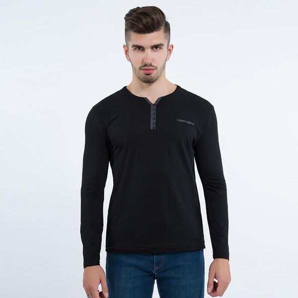 cotton fashion mens slim fit long sleeve t shirts stylish luxury men v neck cotton t shirt tee plus size m-5xl, White;black
cotton fashion mens slim fit long sleeve t shirts stylish luxury men v neck cotton t shirt tee plus size m-5xl, White;black