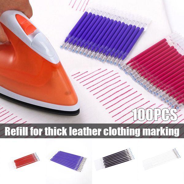 100pcs heat erase pen refills high temperature disappearance pen refills leather garment dash markers dja88, Black;red
100pcs heat erase pen refills high temperature disappearance pen refills leather garment dash markers dja88, Black;red