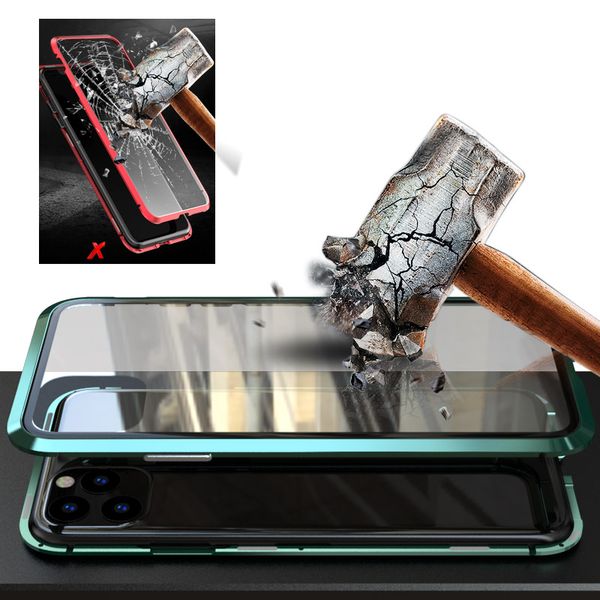 Гибридный Металл Магнитный Адсорбция Закаленное стекло чехол для iPhone 11 Pro 11 Max XS Max
Гибридный Металл Магнитный Адсорбция Закаленное стекло чехол для iPhone 11 Pro 11 Max XS Max