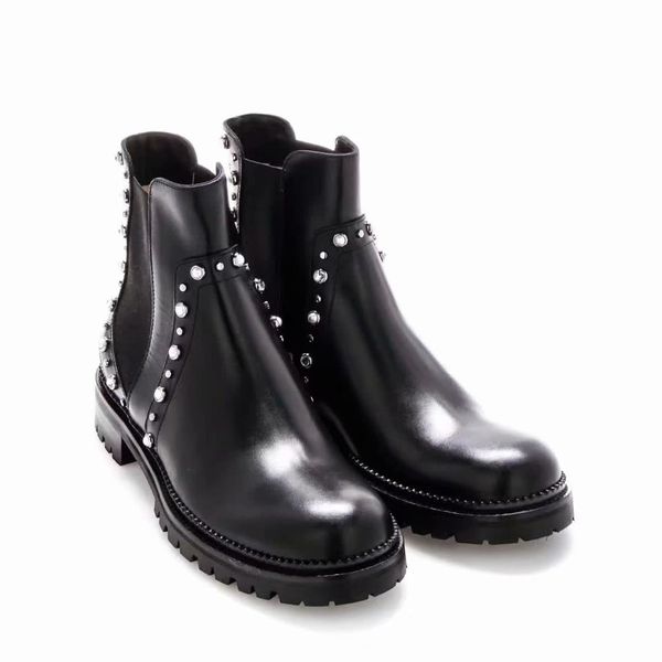 autumn and winter new style new fashionable women's boots in 2019 water drill rivet boots women's bare boots flat bottom comfort s, Black
autumn and winter new style new fashionable women's boots in 2019 water drill rivet boots women's bare boots flat bottom comfort s, Black