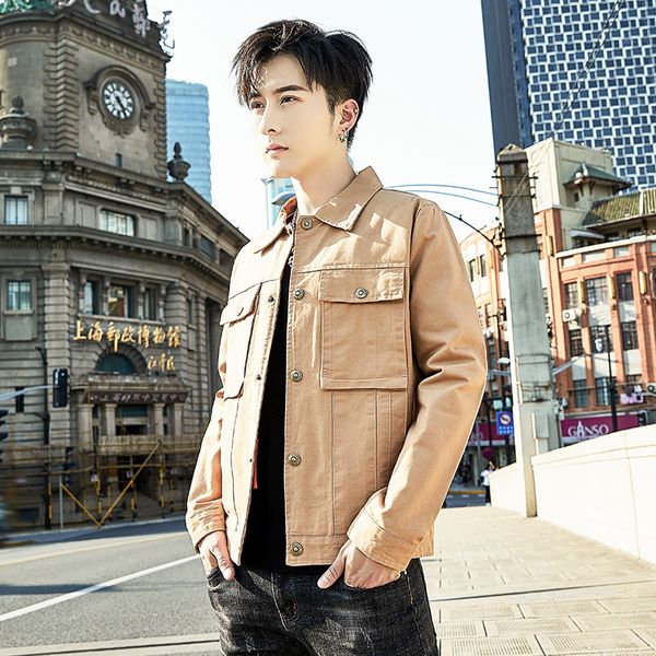 black casual clothes men's khaki new fashion coat men's orange trendy jacket men orange trendy jacket men's solid summer jack, Black;brown
black casual clothes men's khaki new fashion coat men's orange trendy jacket men orange trendy jacket men's solid summer jack, Black;brown
