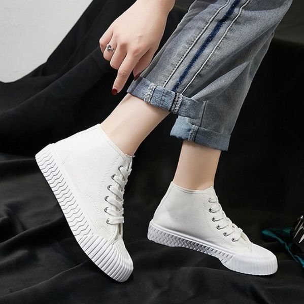 selling breathable shoes women canvas shoes women's fashion casual breathable high-sneakers, Black
selling breathable shoes women canvas shoes women's fashion casual breathable high-sneakers, Black