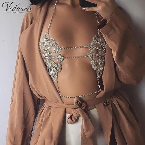 vedawas vintage gold/silver color body bra chain multilayer womens fashion flower necklace body metal chain bra chain 1702 t200508
vedawas vintage gold/silver color body bra chain multilayer womens fashion flower necklace body metal chain bra chain 1702 t200508