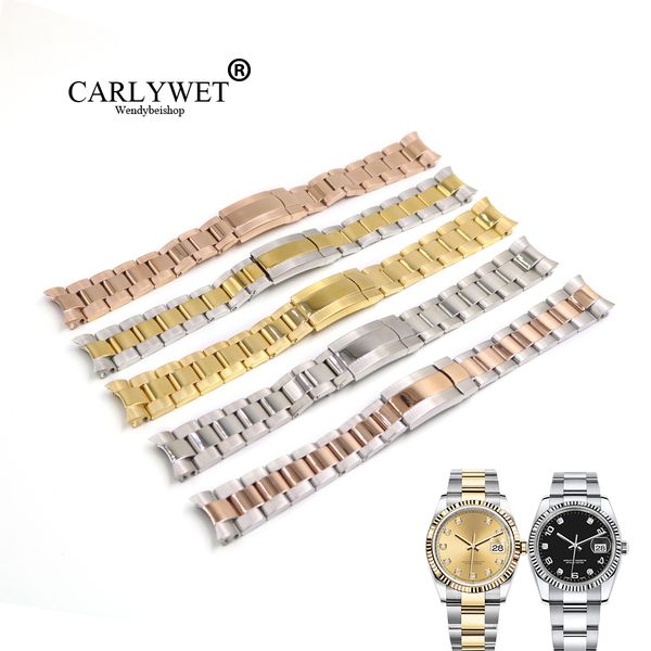 carlywet 20mm 316l stainless steel solid curved end screw links replacement watch band watchband strap bracelet for datejust, Black;brown
carlywet 20mm 316l stainless steel solid curved end screw links replacement watch band watchband strap bracelet for datejust, Black;brown