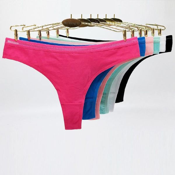 women's g-strings 6pcs/lot solid color female thongs 95% cotton breathable underwaer pants simple style g-string low-rise ladies pantie, Black;white
women's g-strings 6pcs/lot solid color female thongs 95% cotton breathable underwaer pants simple style g-string low-rise ladies pantie, Black;white
