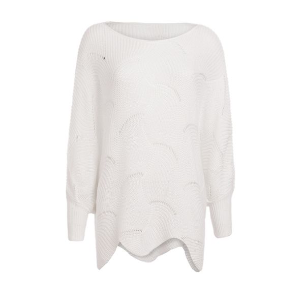 daily wear solid pullover winter lantern sleeve knitted crew neck loose women sweater irregular hem soft autumn casual, White;black
daily wear solid pullover winter lantern sleeve knitted crew neck loose women sweater irregular hem soft autumn casual, White;black
