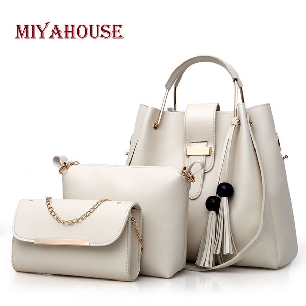 miyahouse fashion tassel design handbags women 3 pcs/set composite bag korean female chains shoulder bags lady messenger bag
miyahouse fashion tassel design handbags women 3 pcs/set composite bag korean female chains shoulder bags lady messenger bag