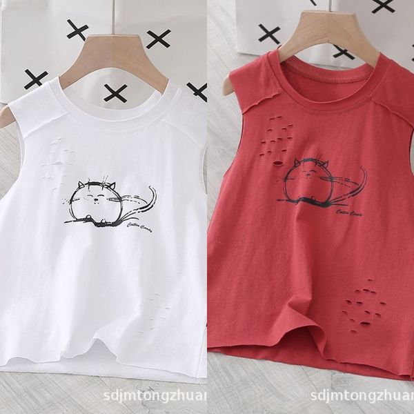 children's pure cotton summer middle children's vest boys and girls wide shoulder vest, Blue
children's pure cotton summer middle children's vest boys and girls wide shoulder vest, Blue
