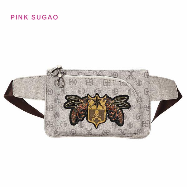 

Pink sugao designer waist bags men chest bags new fashion crossbody bag embroidery wind street waist hot sales bag factory wholesales bag