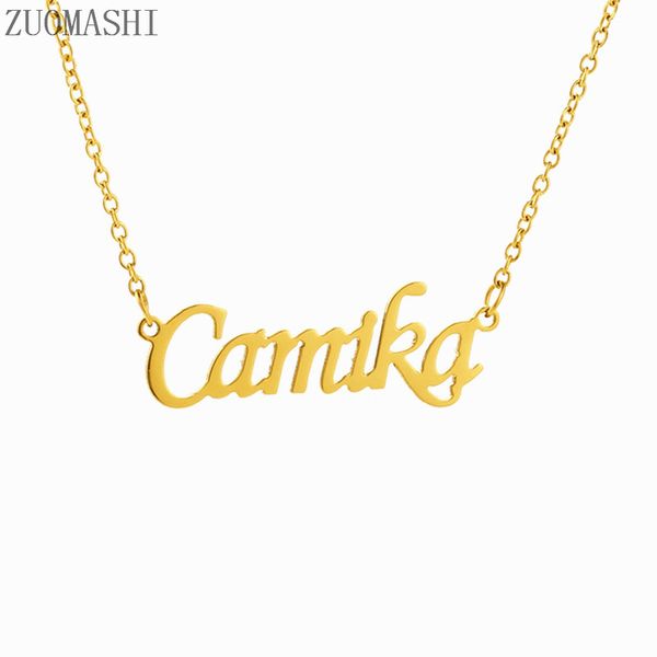 2019 new personalized name necklace custom nameplate jewelry any custom name necklace customized gift for her stainless steel, Silver
2019 new personalized name necklace custom nameplate jewelry any custom name necklace customized gift for her stainless steel, Silver