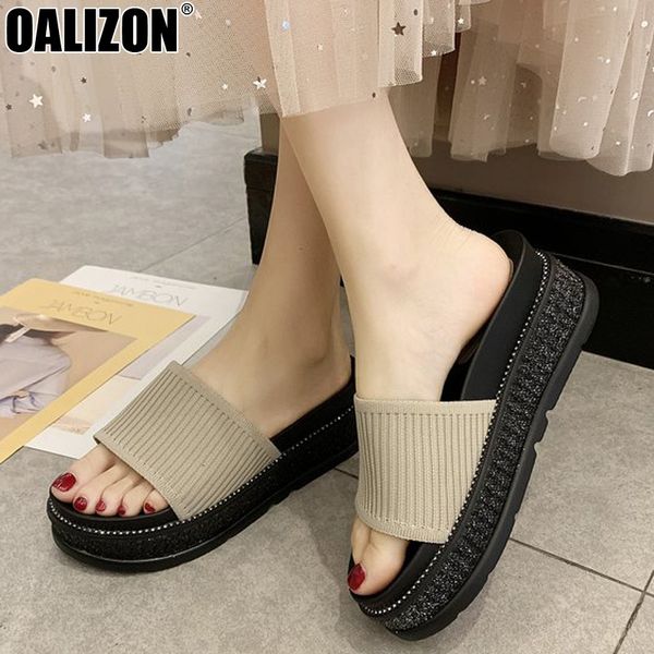 knitted woven summer trendy women casual height increasing thicken platform open toe flat slippers mules shoes r405, Black
knitted woven summer trendy women casual height increasing thicken platform open toe flat slippers mules shoes r405, Black