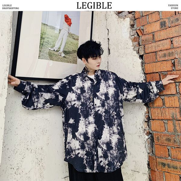legible retro shirt men 2020 men korean fashion long sleeve shirt male hawaiian shirts casual loose clothes, White;black
legible retro shirt men 2020 men korean fashion long sleeve shirt male hawaiian shirts casual loose clothes, White;black