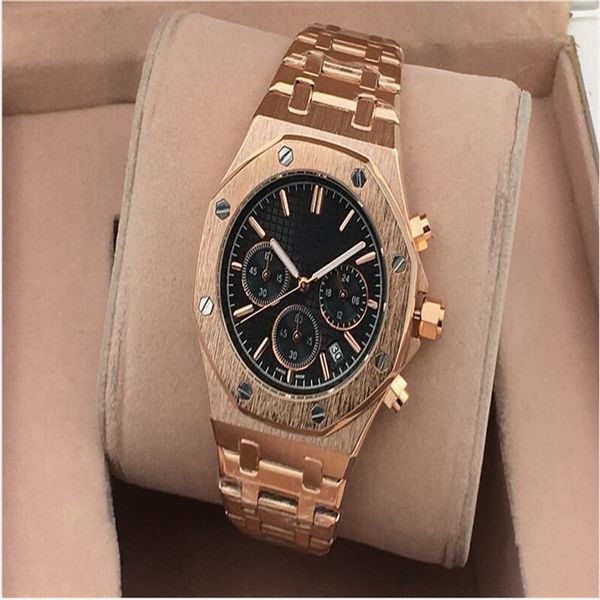 womens mens luxe famous wristwatches stainless steel quartz movement 3 small dial fashion watches men sports casual watch 17, Slivery;brown
womens mens luxe famous wristwatches stainless steel quartz movement 3 small dial fashion watches men sports casual watch 17, Slivery;brown