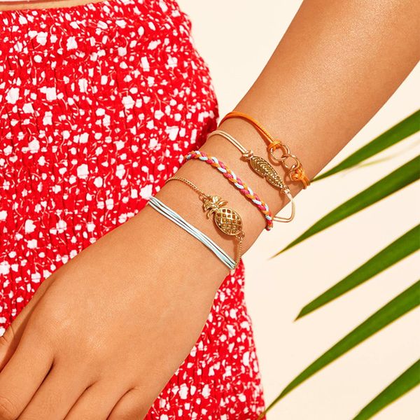european and american summer beach leisure creative fashion temperament hand woven women's versatile bracelet set wholesale, Black
european and american summer beach leisure creative fashion temperament hand woven women's versatile bracelet set wholesale, Black