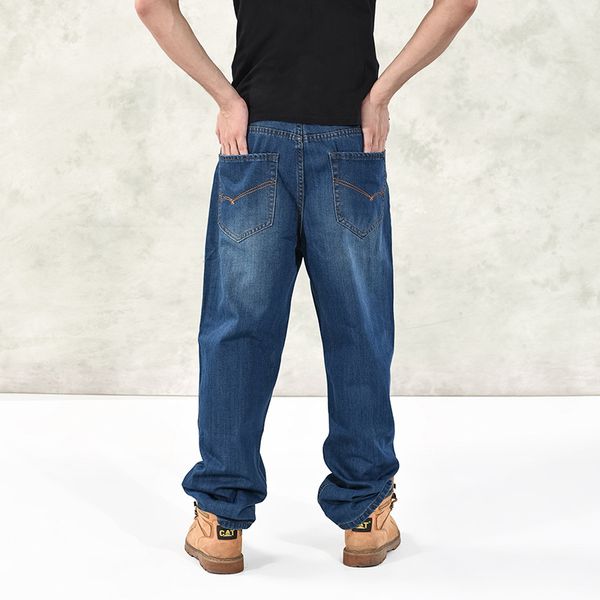 men baggy jeans mens hip hop jeans long loose fashion skateboard baggy relaxed fit men street dance pants, Blue
men baggy jeans mens hip hop jeans long loose fashion skateboard baggy relaxed fit men street dance pants, Blue