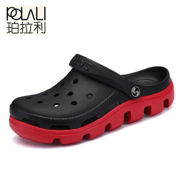 new summer sandals men casual shoes mules breathable beach slippers male water hollow jelly chaussure homme, Black
new summer sandals men casual shoes mules breathable beach slippers male water hollow jelly chaussure homme, Black