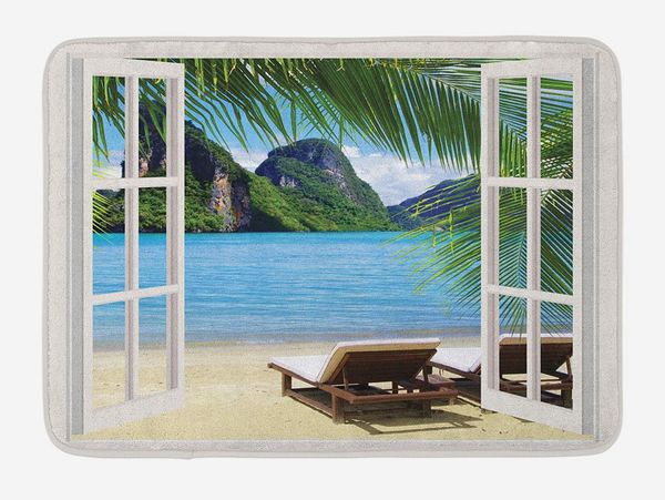 beach doormat palm trees in ocean heaven sunbeds balcony white wooden windows summer tropical home decor door floor mat rugs
beach doormat palm trees in ocean heaven sunbeds balcony white wooden windows summer tropical home decor door floor mat rugs