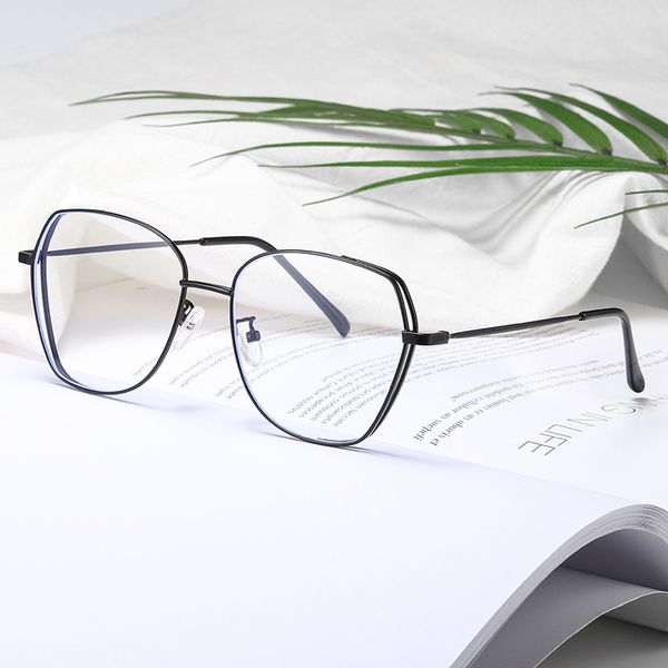 vintage anti blue light glasses frame women men polygon transparent eyeglasses ladies ultralight big frames metal spectacles, Black
vintage anti blue light glasses frame women men polygon transparent eyeglasses ladies ultralight big frames metal spectacles, Black
