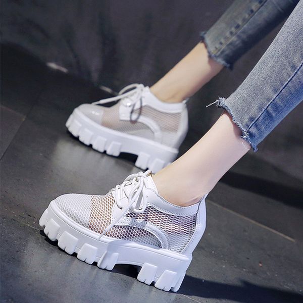 elevator women's summer breathable dad shoes new style all-match white shoes platform sponge cake mesh, Black
elevator women's summer breathable dad shoes new style all-match white shoes platform sponge cake mesh, Black
