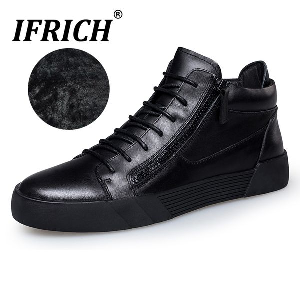 winter fashion men sneakers split leather young casual shoes black with fur mens zipper shoe high warm leather man sneakers
winter fashion men sneakers split leather young casual shoes black with fur mens zipper shoe high warm leather man sneakers