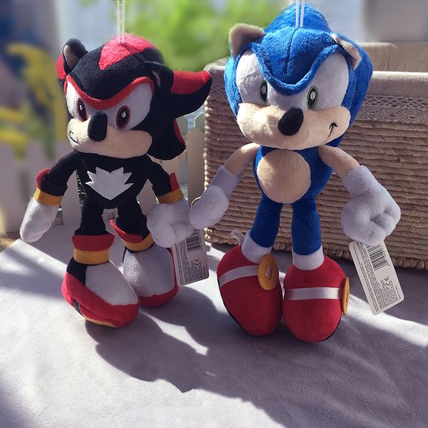 2style 28cm sonic plush toys doll black blue shadow sonic plush soft stuffed toy for kids children christmas gifts y200703
2style 28cm sonic plush toys doll black blue shadow sonic plush soft stuffed toy for kids children christmas gifts y200703