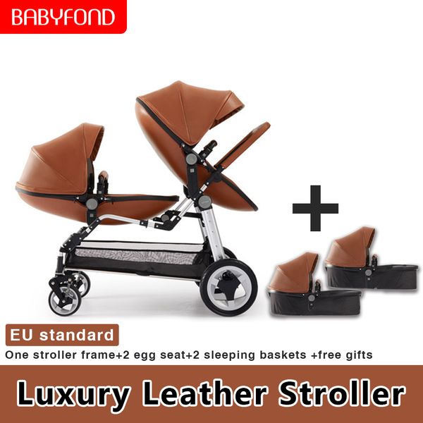 twin baby strollers 0-5 years old baby can sit reclining double ultra light portable children's trolley
twin baby strollers 0-5 years old baby can sit reclining double ultra light portable children's trolley