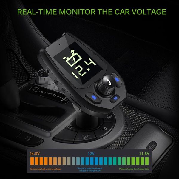 plastic 12-24v fm transmitter black built-in microphone dual charging port wireless stereo system hands-modulator
plastic 12-24v fm transmitter black built-in microphone dual charging port wireless stereo system hands-modulator