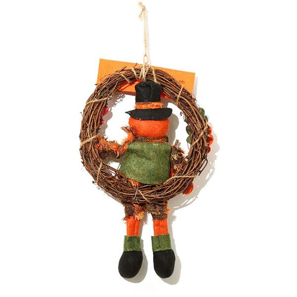 1pc 1pc trick or treat boo halloween wreath fashion cute scarecrow bird decor door wreath hanging ornament for party decoration
1pc 1pc trick or treat boo halloween wreath fashion cute scarecrow bird decor door wreath hanging ornament for party decoration