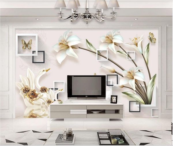 3d wallpaper custom p 3d stereo relief jewelry lily modern simple tv background wall household wall art canvas pictures
3d wallpaper custom p 3d stereo relief jewelry lily modern simple tv background wall household wall art canvas pictures