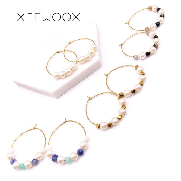 circular water drop pearl bohemia hoop earrings woman statement hoop earring gold color xeewoox design party gift earring, Golden;silver
circular water drop pearl bohemia hoop earrings woman statement hoop earring gold color xeewoox design party gift earring, Golden;silver