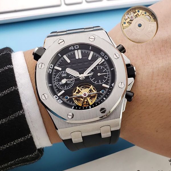 mens watches 42mm rubber strap automatic mechanical wristwatch tourbillon watch 5atm waterproof orologio di lusso-dropshipping1, Slivery;brown
mens watches 42mm rubber strap automatic mechanical wristwatch tourbillon watch 5atm waterproof orologio di lusso-dropshipping1, Slivery;brown