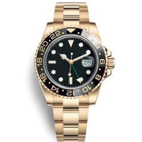 New GMT Ceramic Bezel Black Watches Men Mechanical Automatic Movement Adjustable Strap Watch Designer Glide Lock Strap Wristwatch Relojes
New GMT Ceramic Bezel Black Watches Men Mechanical Automatic Movement Adjustable Strap Watch Designer Glide Lock Strap Wristwatch Relojes