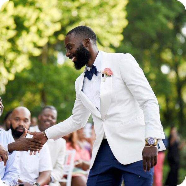 white classic shawl lapel wedding tuxedos slim fit suits for men groomsmen suit two pieces prom formal suits (jacket+pants, White;black
white classic shawl lapel wedding tuxedos slim fit suits for men groomsmen suit two pieces prom formal suits (jacket+pants, White;black