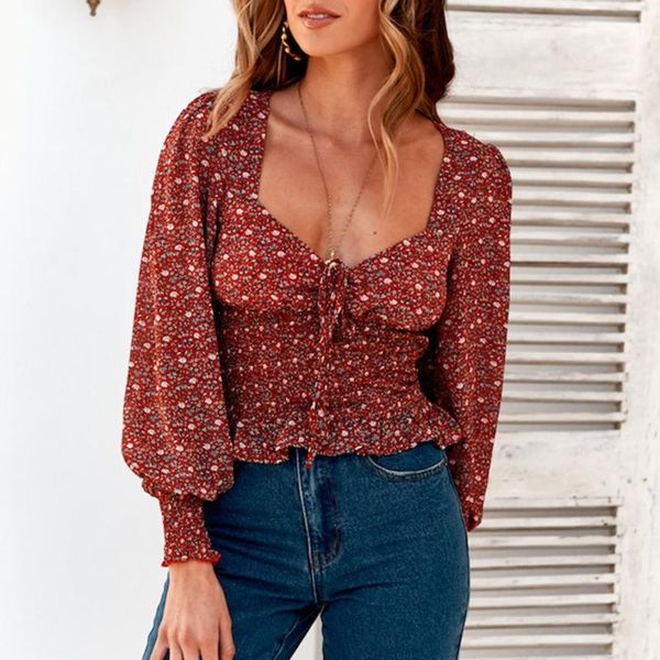 tie cross long sleeve boho blouse floral print shirt v neck bodycon blusas shirt top, White
tie cross long sleeve boho blouse floral print shirt v neck bodycon blusas shirt top, White