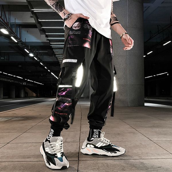 men's pants streetwear hip hop men patchwork pocket side 2021 loose joggers sweatpants ankle length trousers for male, Black
men's pants streetwear hip hop men patchwork pocket side 2021 loose joggers sweatpants ankle length trousers for male, Black