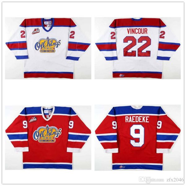 custom 2007 whl 2008 edmonton oil kings 9 brent raedeke 22 tomas vincour red white home hockey jerseys stitched logos embroidered customized, Black
custom 2007 whl 2008 edmonton oil kings 9 brent raedeke 22 tomas vincour red white home hockey jerseys stitched logos embroidered customized, Black