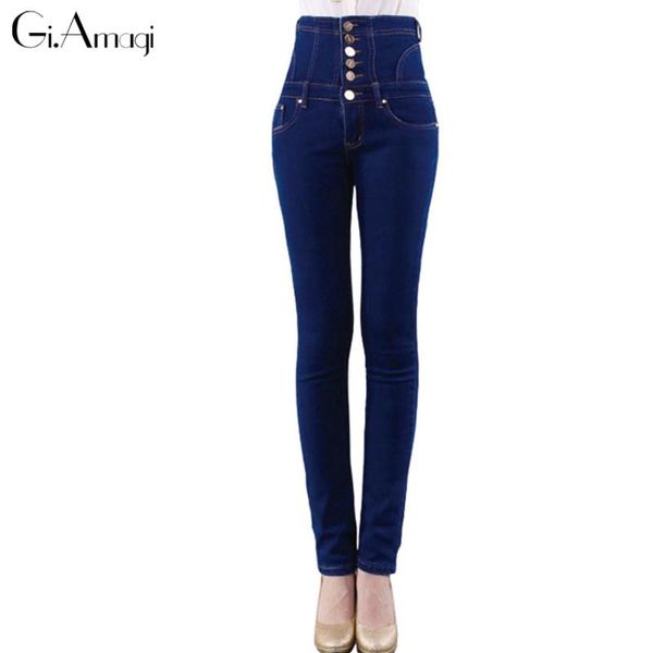 2020 new fashion women elastic super high waist skinny women jeans female spring jeans slim feet vintga denim long pants, Blue
2020 new fashion women elastic super high waist skinny women jeans female spring jeans slim feet vintga denim long pants, Blue