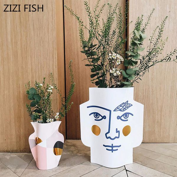 nordic decoration home double surface human face art paper vase decoration living room ikebana vases vase decoration
nordic decoration home double surface human face art paper vase decoration living room ikebana vases vase decoration