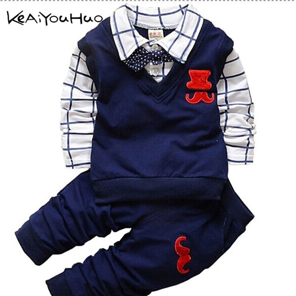 baby boys clothes sets children spring autumn clothing kids plaid shirt toddler child boy tie t-shirts+pant 2pcs sport tracksuit, White
baby boys clothes sets children spring autumn clothing kids plaid shirt toddler child boy tie t-shirts+pant 2pcs sport tracksuit, White