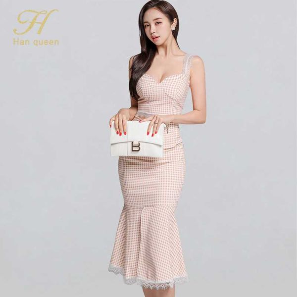 two piece dress h han queen 2021 work wear party plaid 2 pieces set women spaghetti strap blouses & lace patchwork sheath mermaid skirt, White
two piece dress h han queen 2021 work wear party plaid 2 pieces set women spaghetti strap blouses & lace patchwork sheath mermaid skirt, White