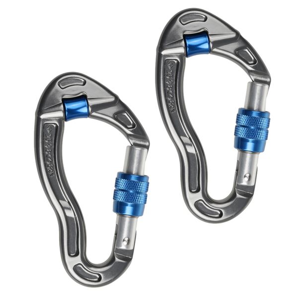 2pcs 25kn carabiner locking hook safety accessory for rescue climbing rapel rock protection
2pcs 25kn carabiner locking hook safety accessory for rescue climbing rapel rock protection