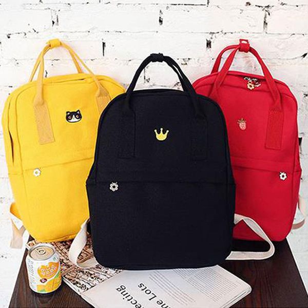 fashion women backpack for school teenagers girls stylish school bag ladies canvas fabric backpack female bookbag solid color
fashion women backpack for school teenagers girls stylish school bag ladies canvas fabric backpack female bookbag solid color