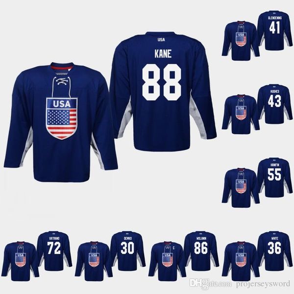 USA Patrick Kane 2019 IIHF World Championship Jersey James van Riemsdyk Thatcher Demko Cory Schneider Frank Vatrano Brady Skjei Noah Hanifin
USA Patrick Kane 2019 IIHF World Championship Jersey James van Riemsdyk Thatcher Demko Cory Schneider Frank Vatrano Brady Skjei Noah Hanifin