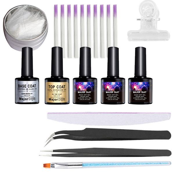 10pc new nail extension fiber ptherapy extension glue nail manicure tool set professional diy*
10pc new nail extension fiber ptherapy extension glue nail manicure tool set professional diy*